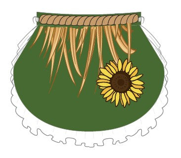 Scarecrow Pettibustle with Top Skirt