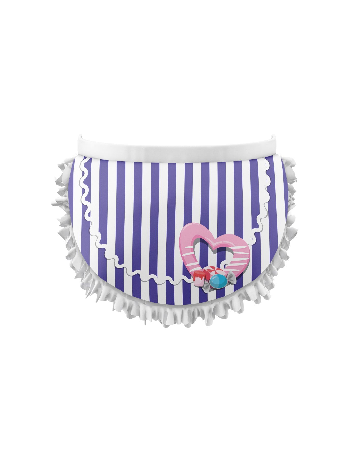 Candy Stripes Pettibustle with Top Skirt