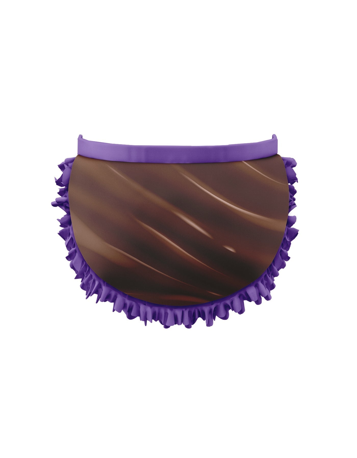 Choco Trim Pettibustle with Top Skirt