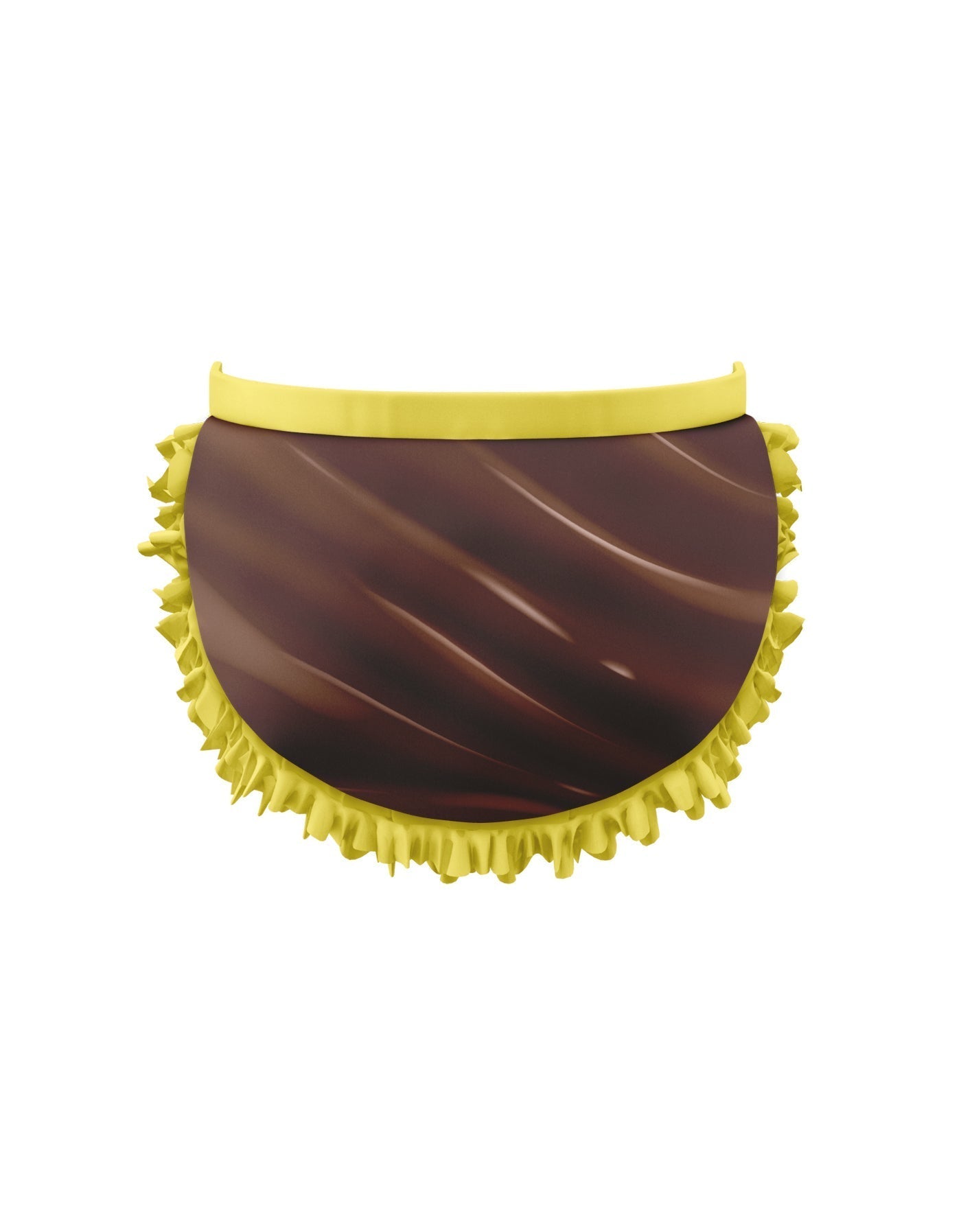 Choco Trim Pettibustle with Top Skirt