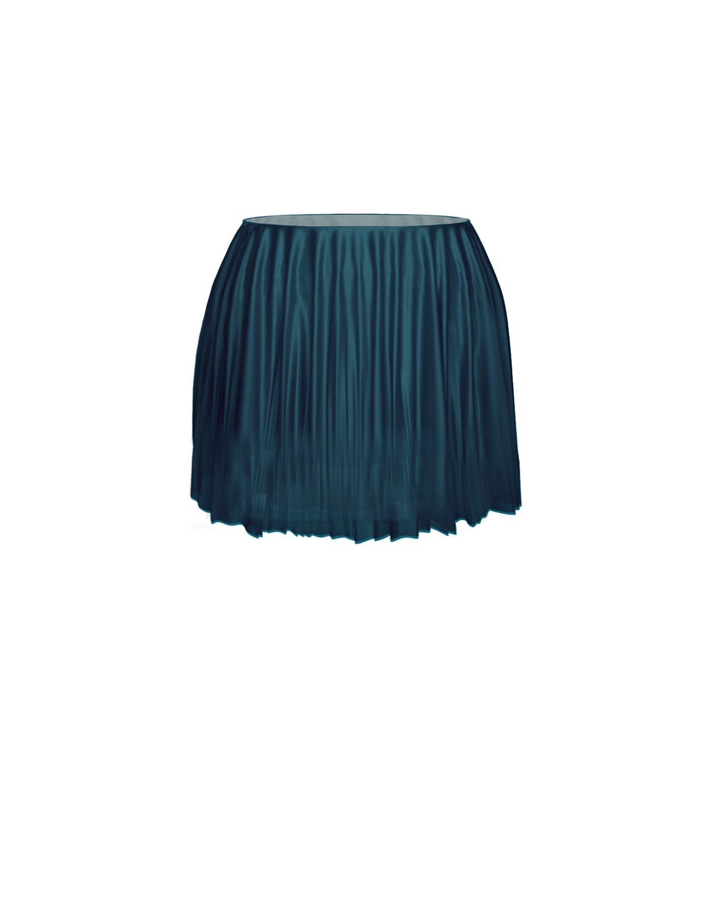 Solid Short Chiffon Circle Skirt