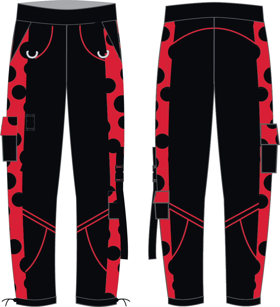 Custom Bugaboo Cargo Pants with Straps And Pockets
