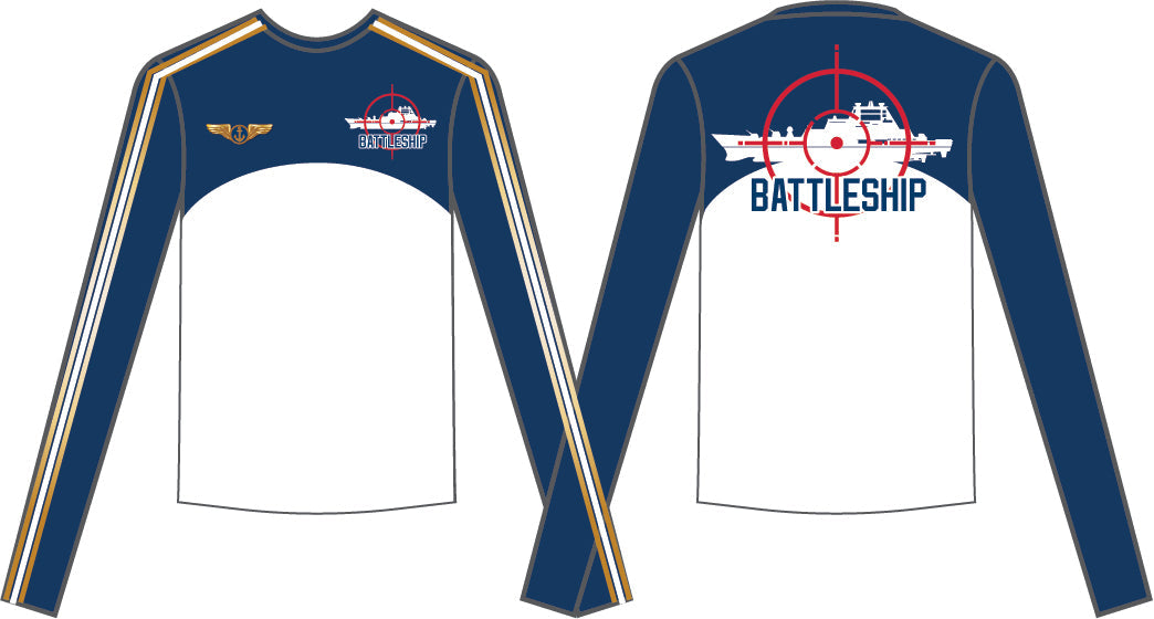 Custom Premiere Battleship LS Boys Shirt