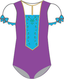 Custom Frozen Villagers Puff Sleeve Leotard