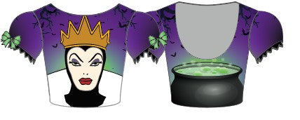 Custom Villians Puff Sleeve Crop Top