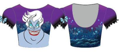 Custom Villians Puff Sleeve Crop Top