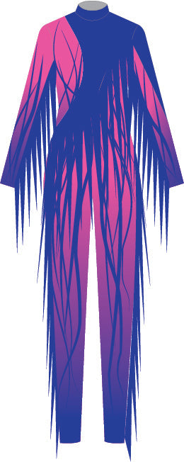 Custom Seuss Nightmare LS Tneck Zipper Back Unitard