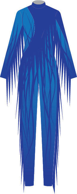 Custom Seuss Nightmare LS Tneck Zipper Back Unitard