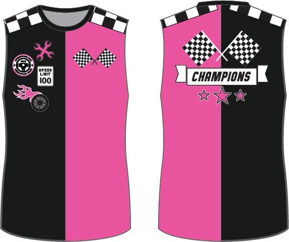 Custom Nascar Checkers Sleeveless Boys Tank