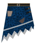 Custom Sailing Pirates Ballroom Skirt with Waistband