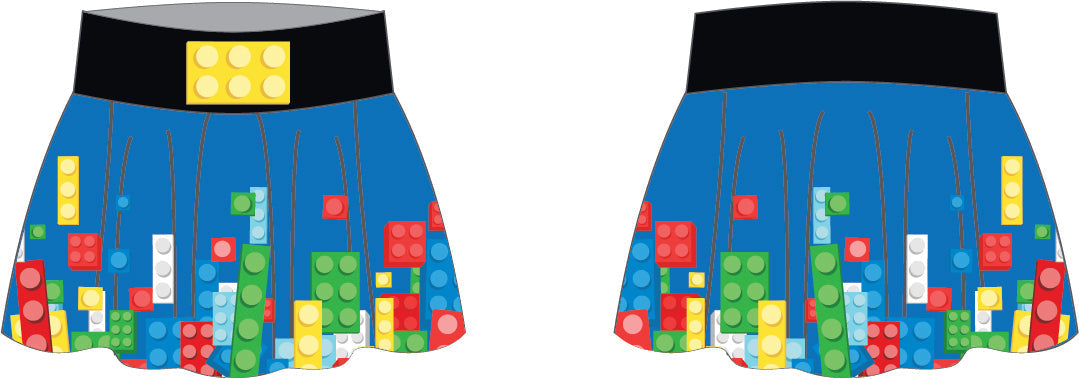 Custom BGDC Lego Basqued Skort