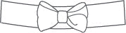 Solid Lycra Bow Belt with Buckle