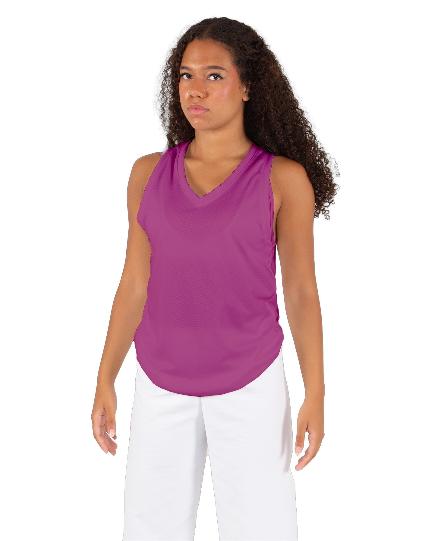 Solid Lycra Basketball Jersey No Side Panel