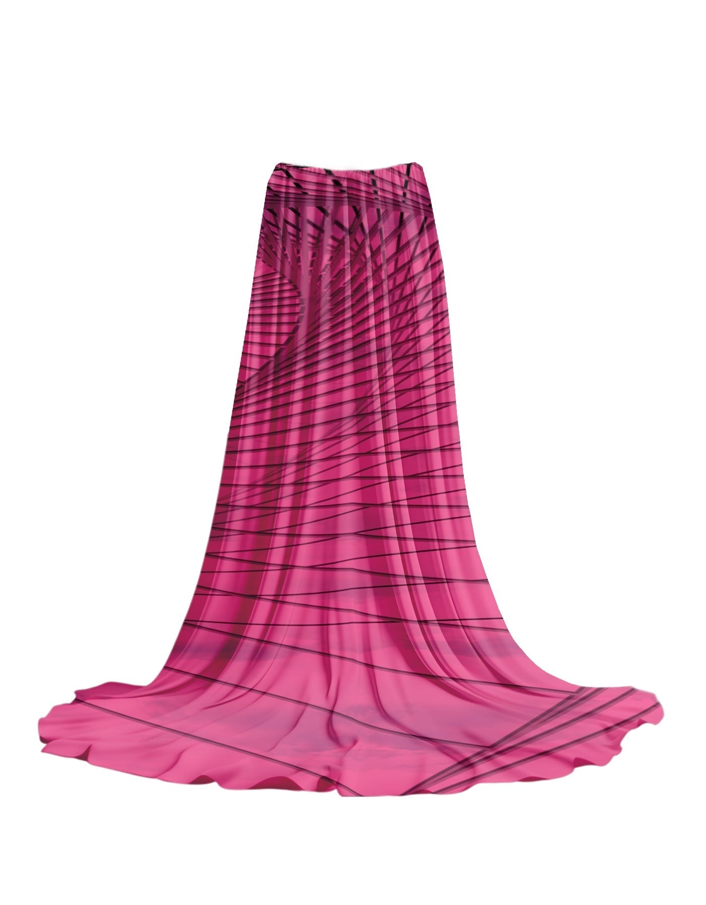 Fractal Extra Long Skirt