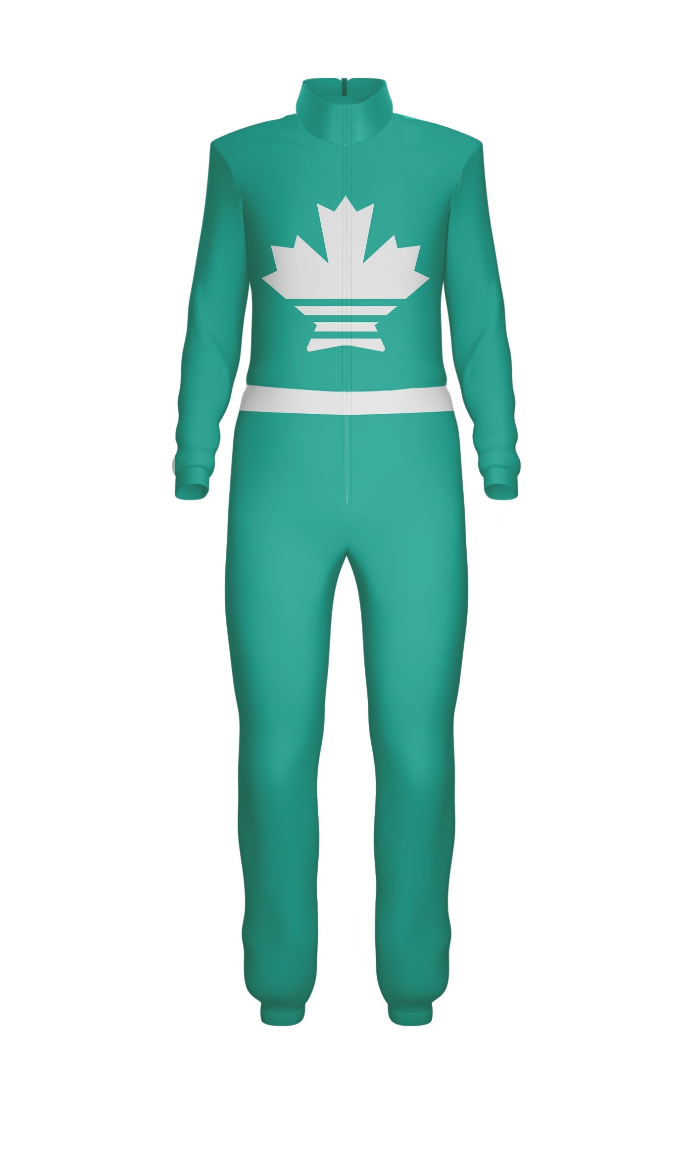 All City Jumpsuit with Tall Collar