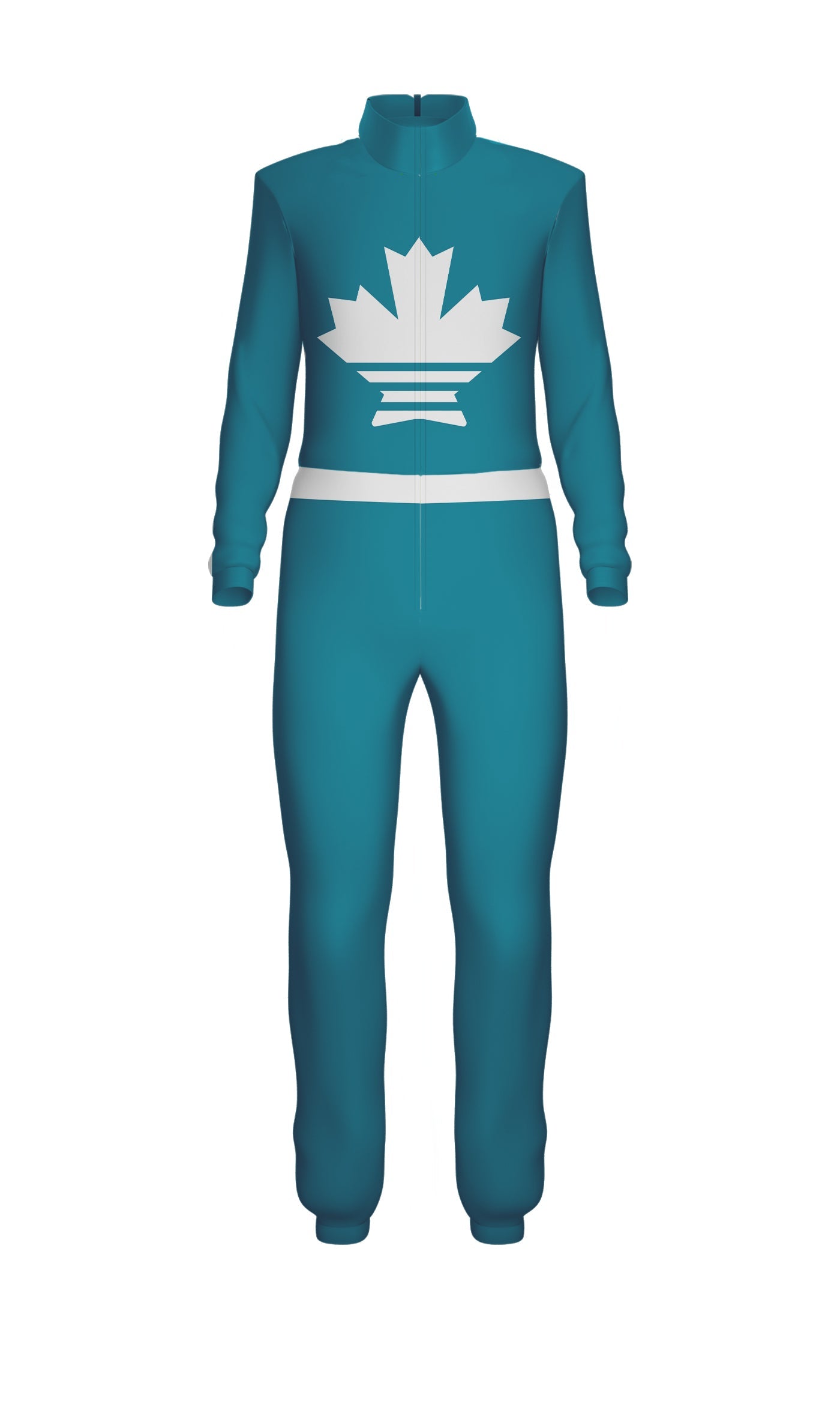 All City Jumpsuit with Tall Collar