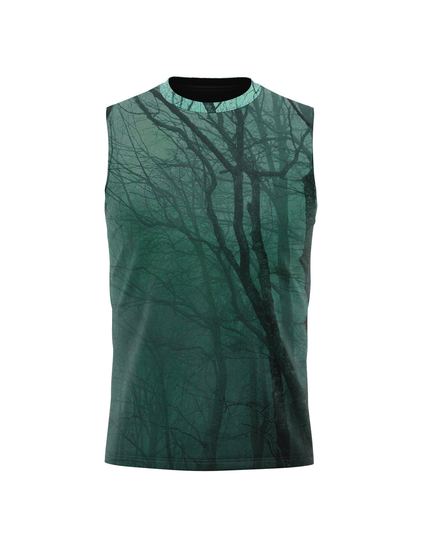 Haunted Mesh Black Lining Tank Shirt