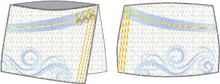 Huntress Golden Sequin Panel Skirt