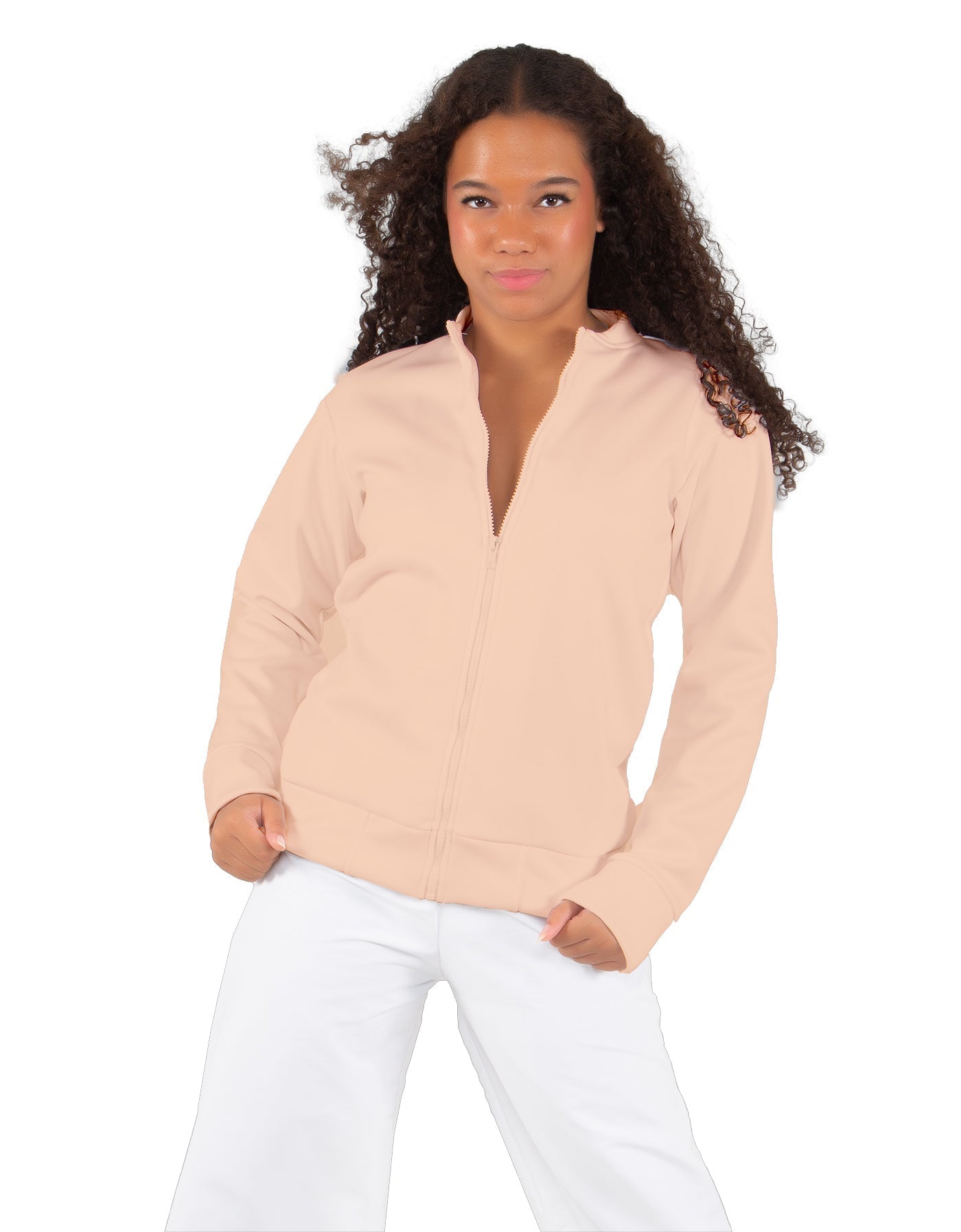 Solid Fleece Varsity Jacket