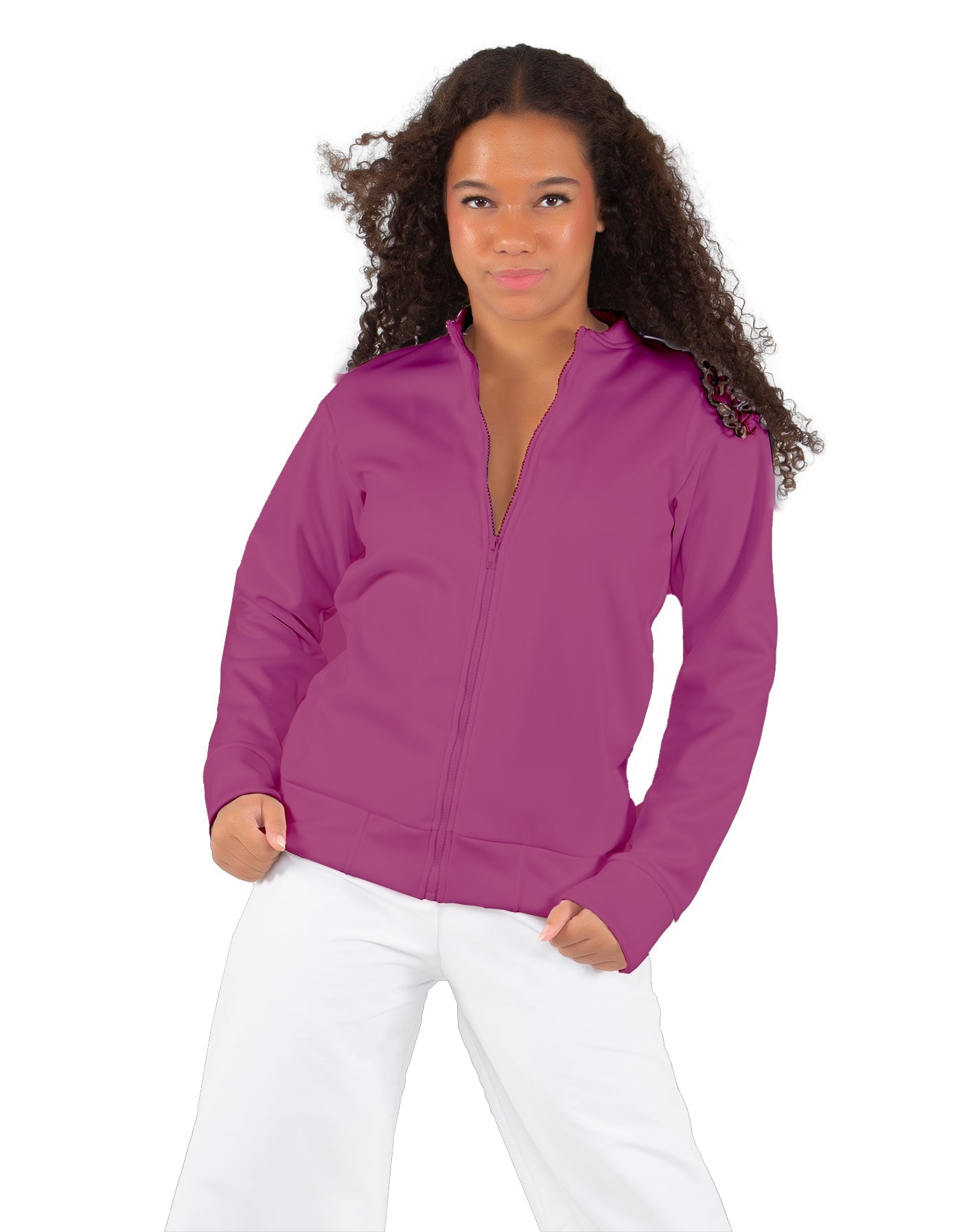 Solid Fleece Varsity Jacket