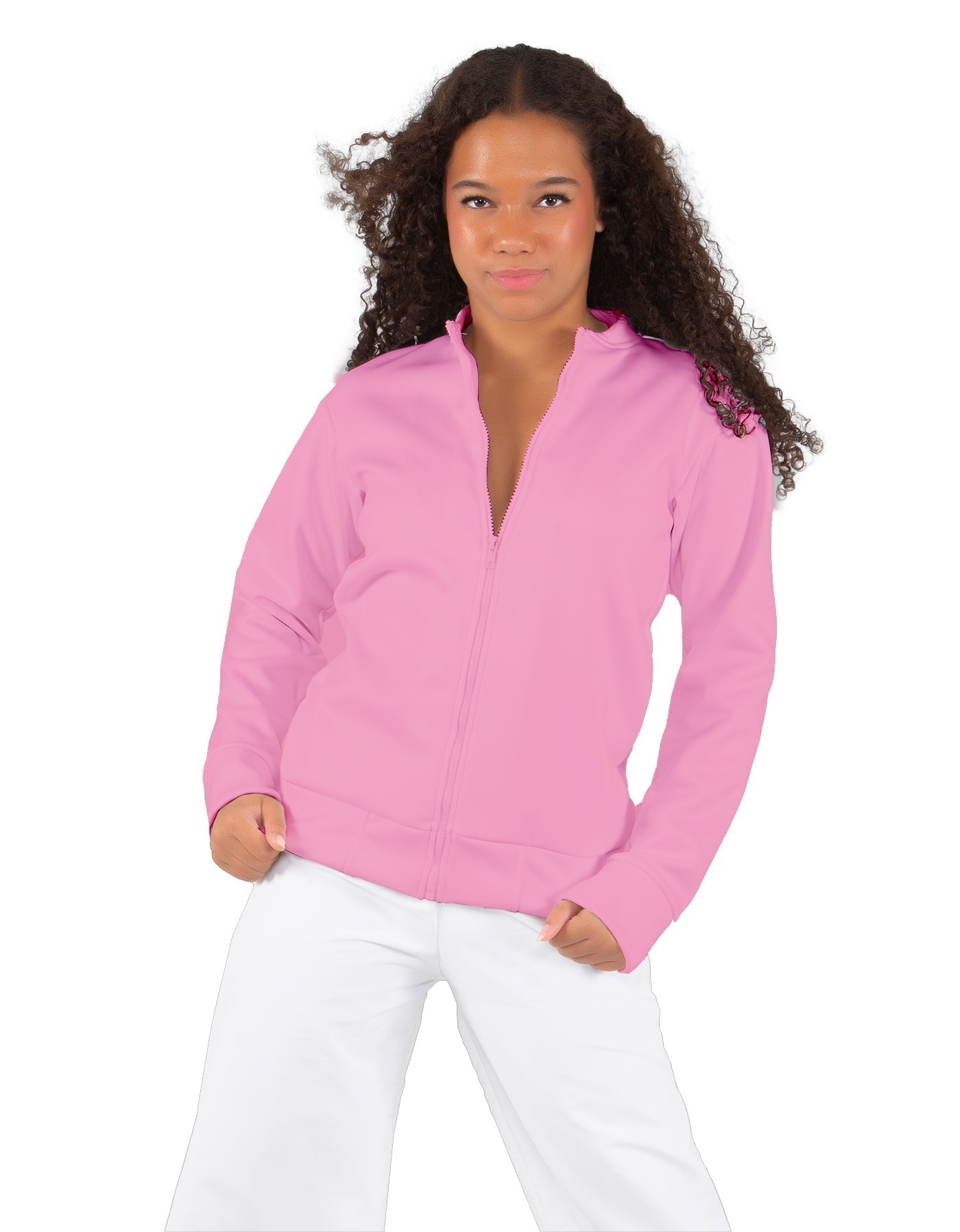 Solid Fleece Varsity Jacket