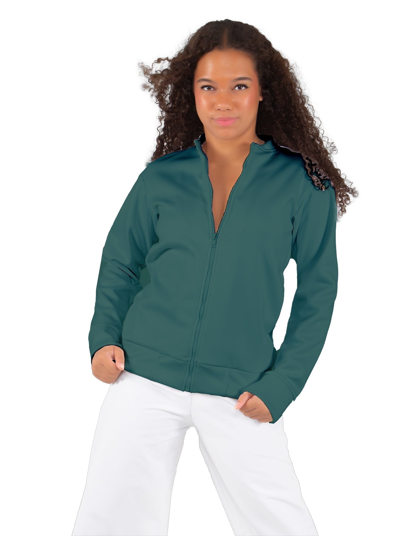 Solid Fleece Varsity Jacket