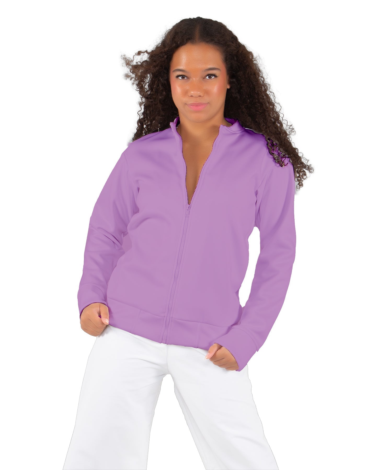 Solid Fleece Varsity Jacket