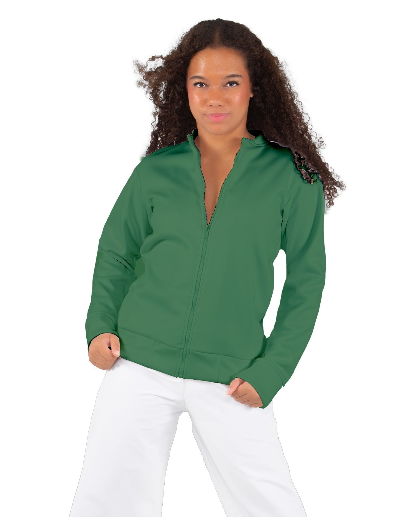 Solid Fleece Varsity Jacket