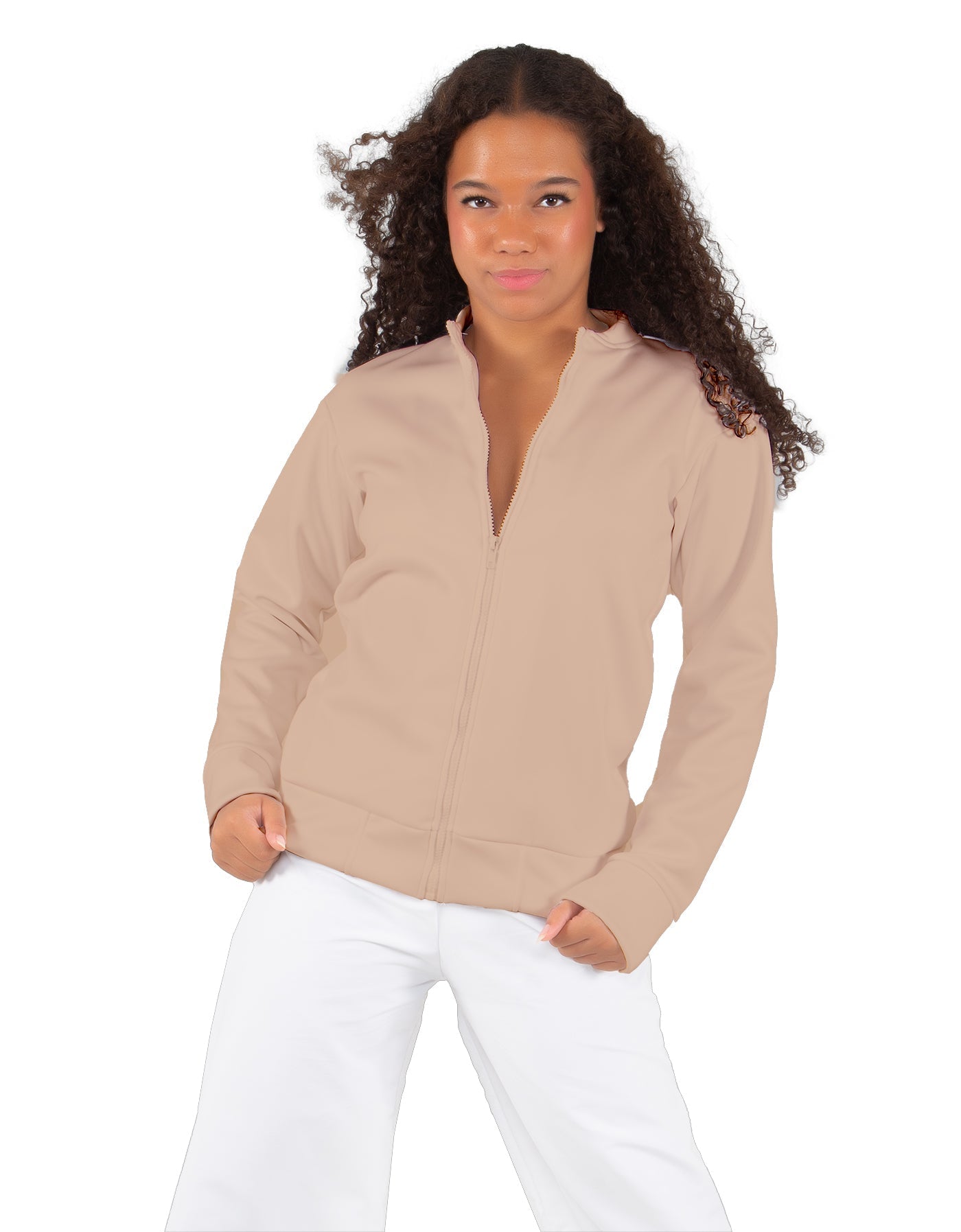 Solid Fleece Varsity Jacket