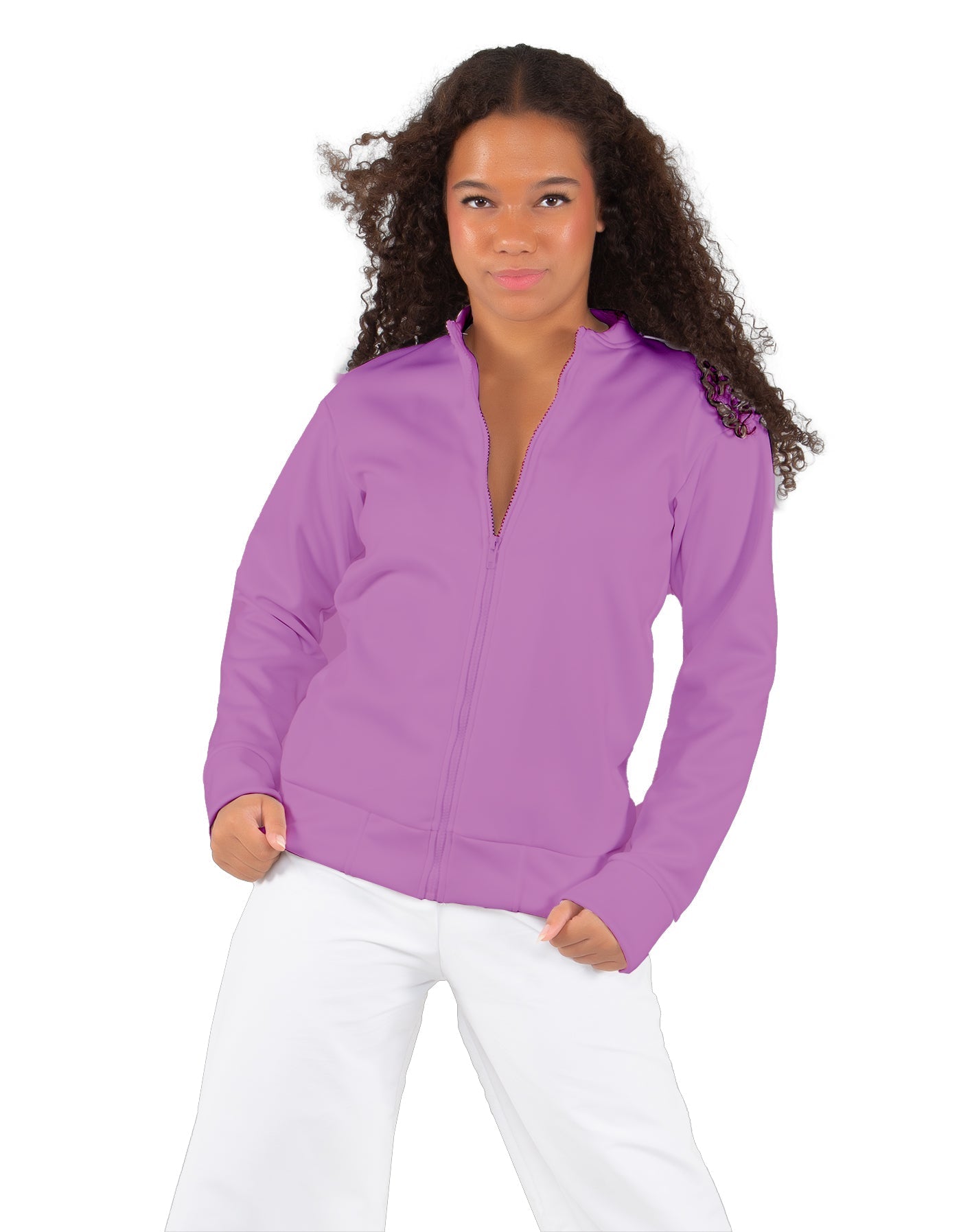 Solid Fleece Varsity Jacket