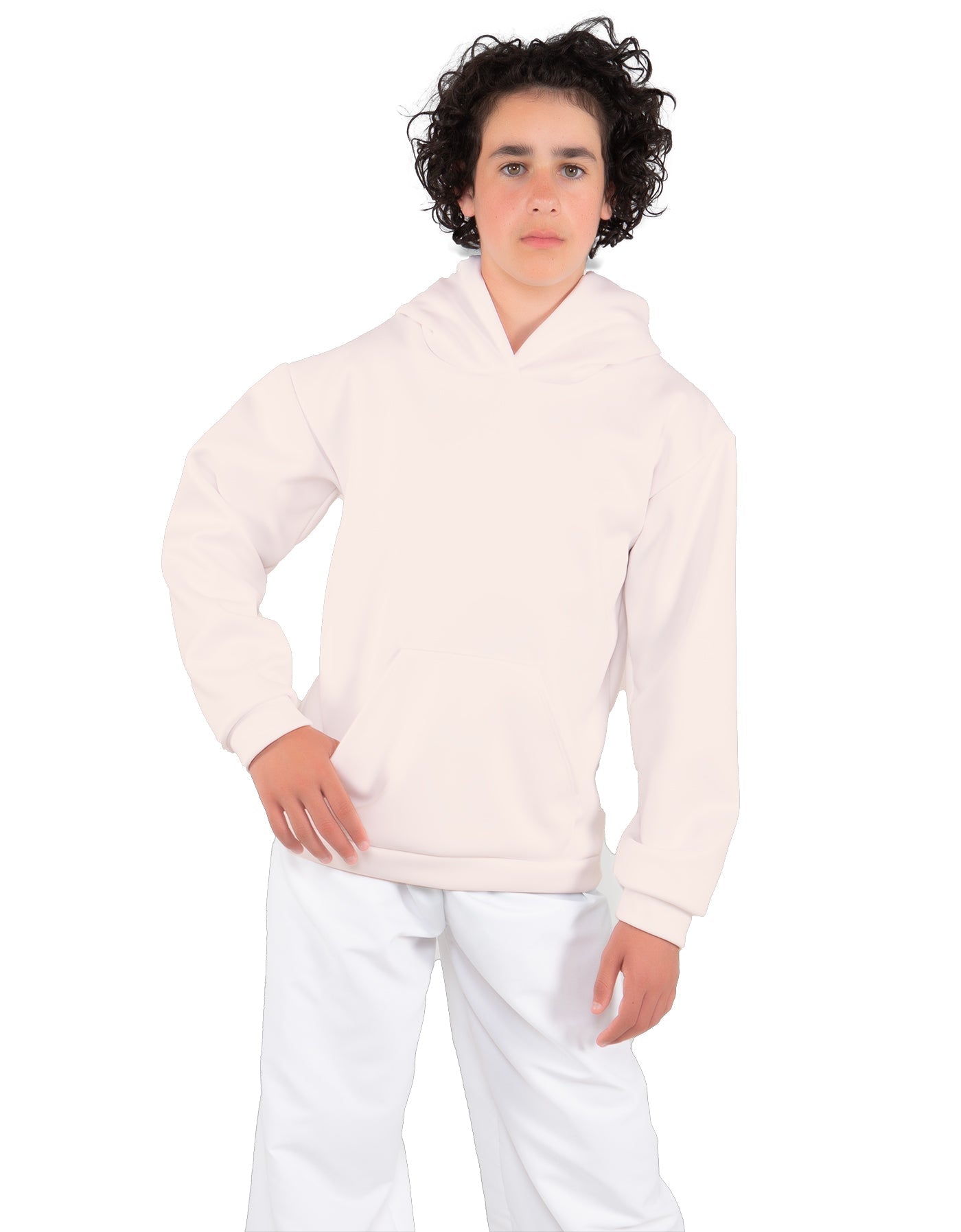 Solid Fleece Pullover Hoody