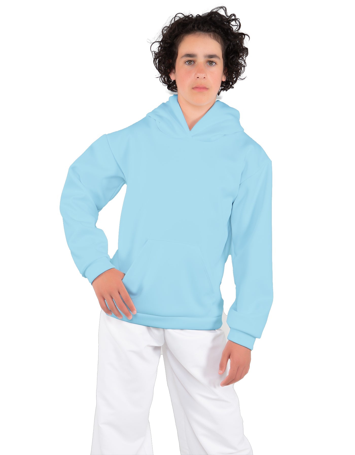 Solid Fleece Pullover Hoody