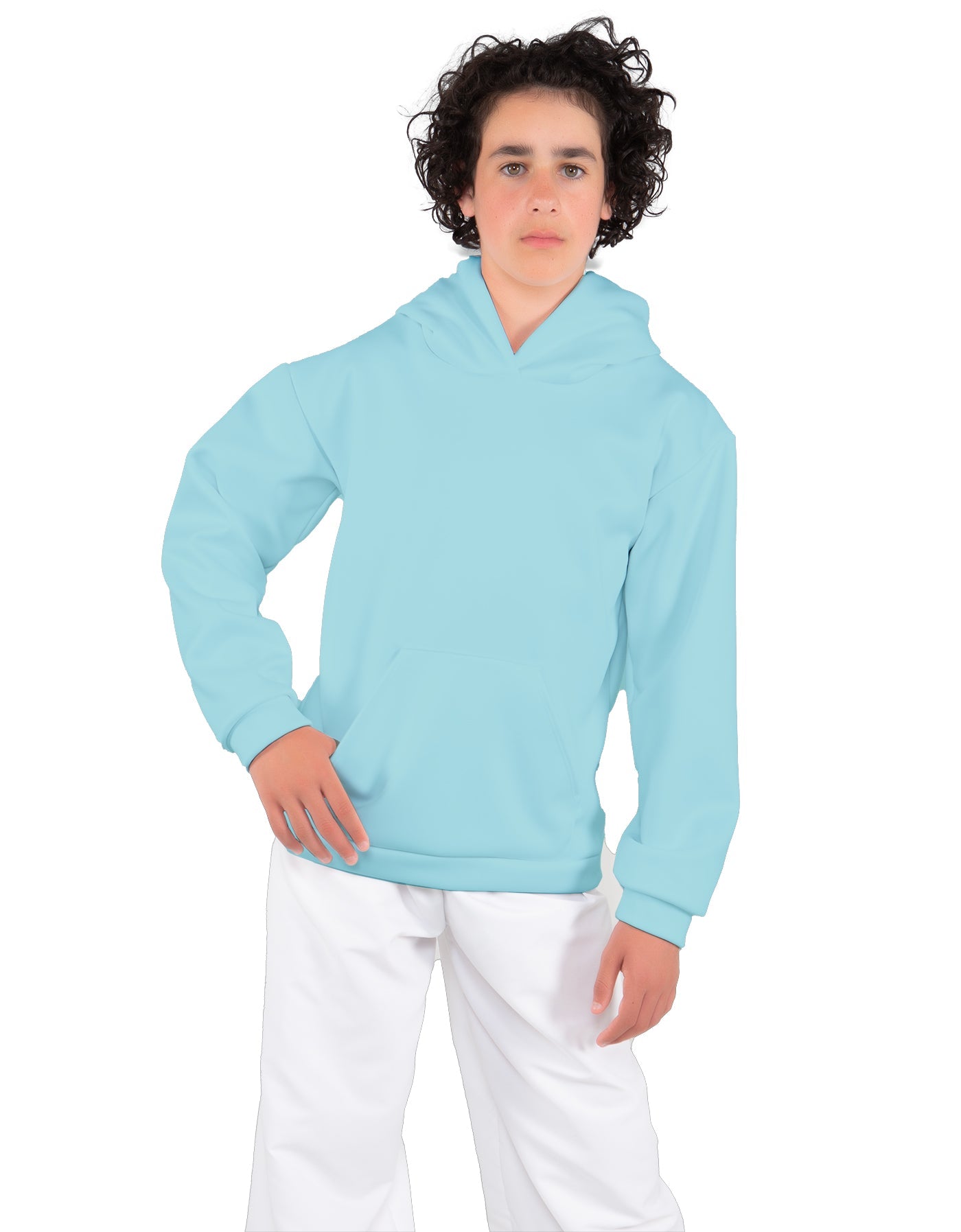 Solid Fleece Pullover Hoody