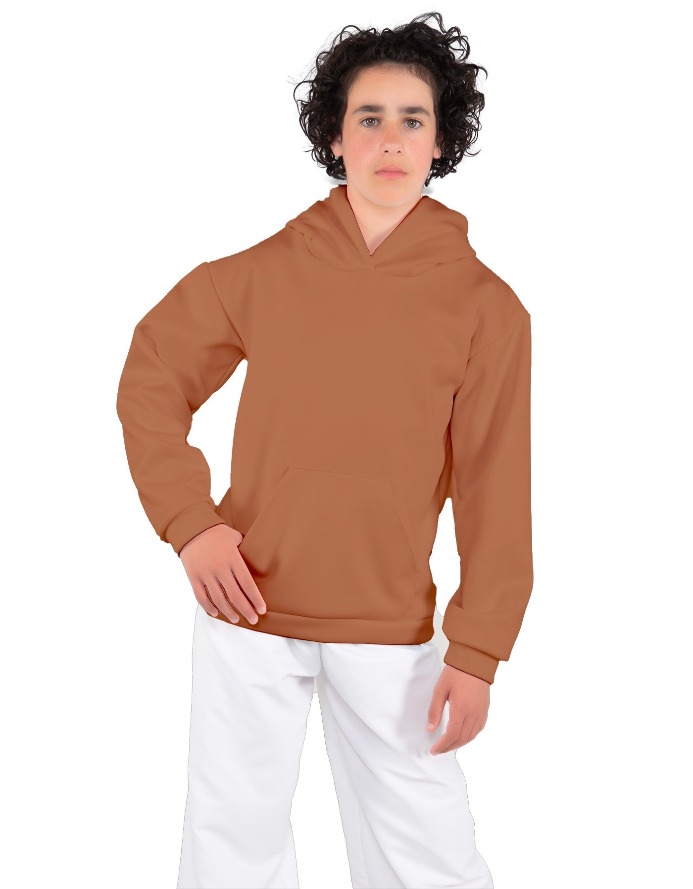 Solid Fleece Pullover Hoody