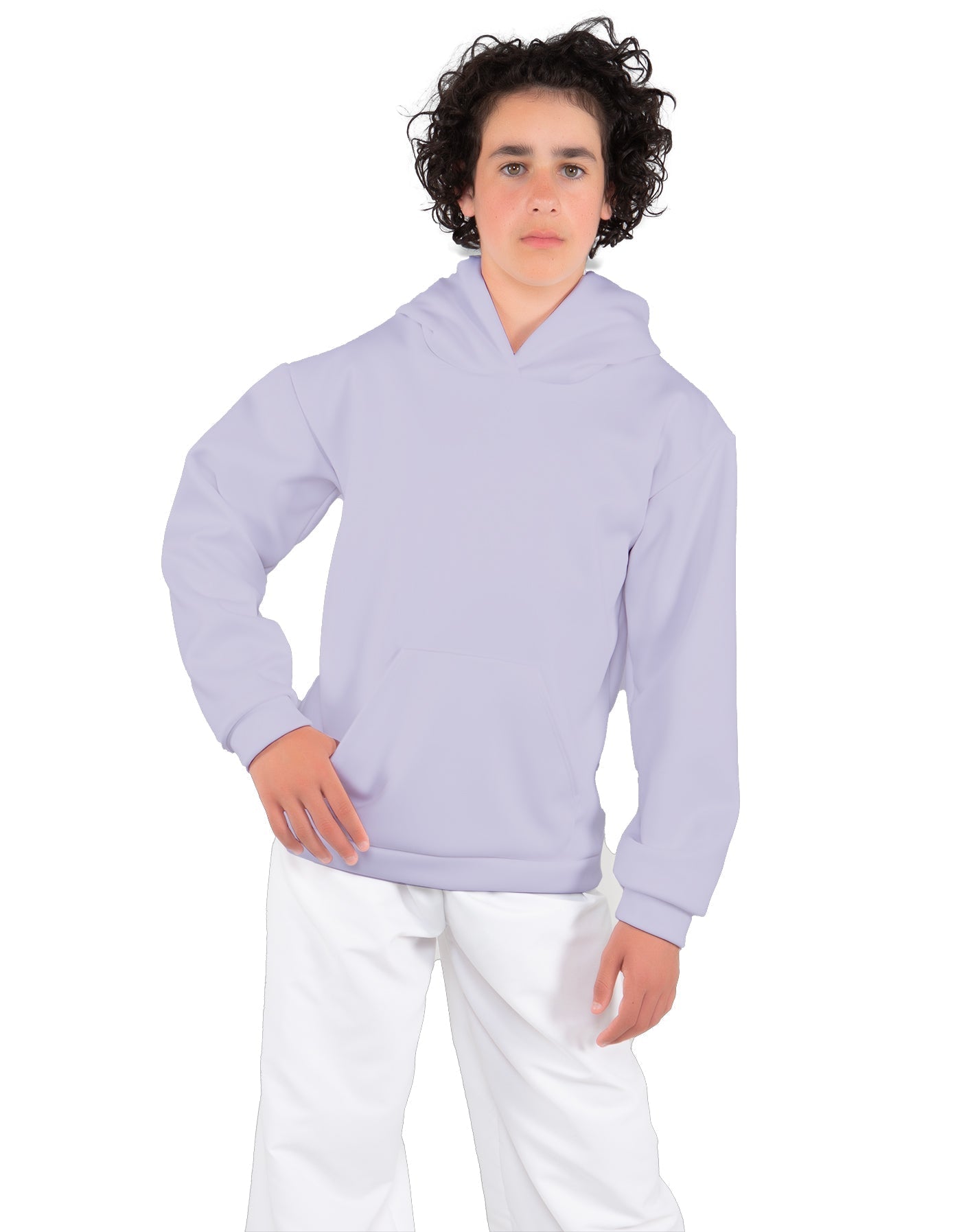 Solid Fleece Pullover Hoody