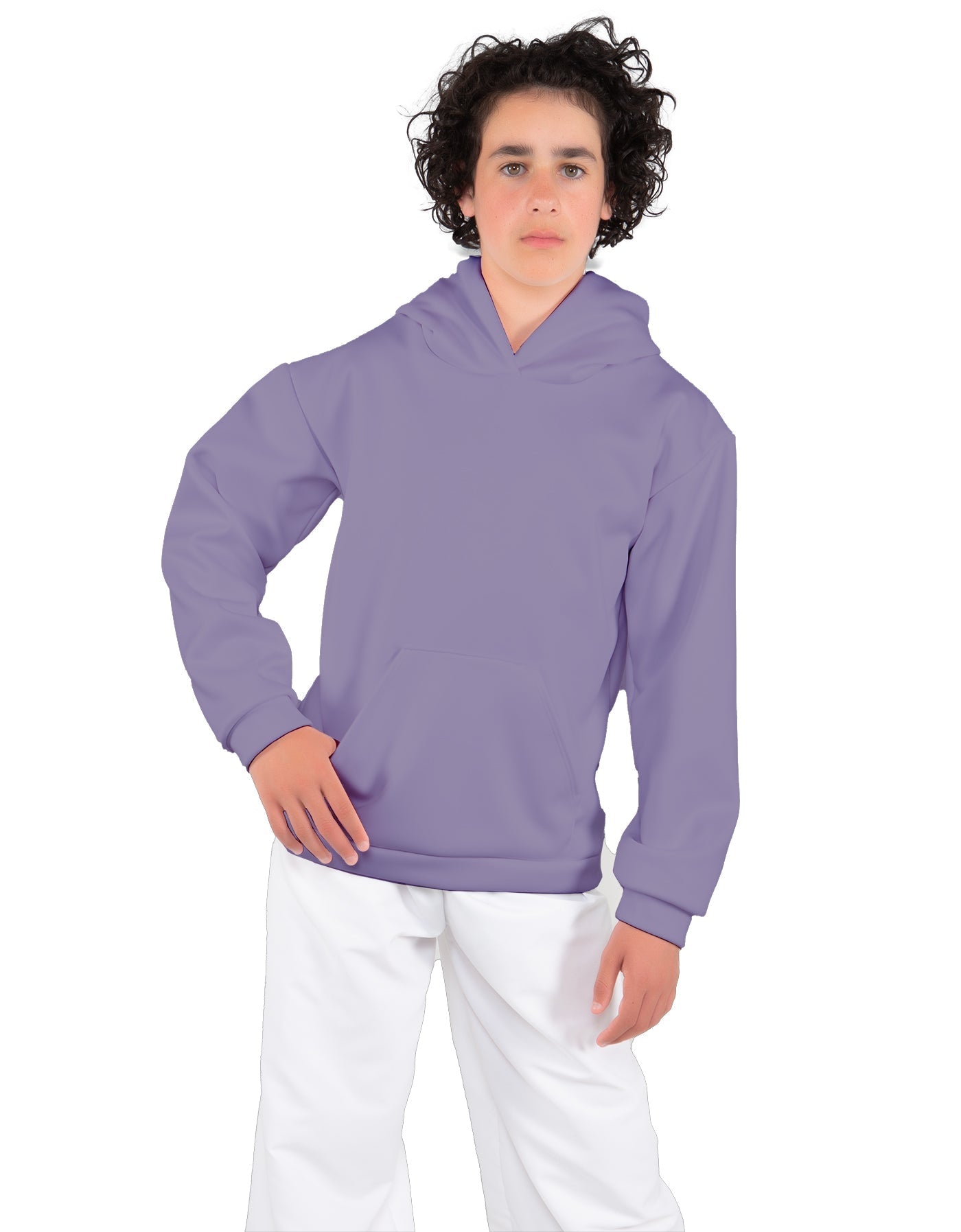 Solid Fleece Pullover Hoody
