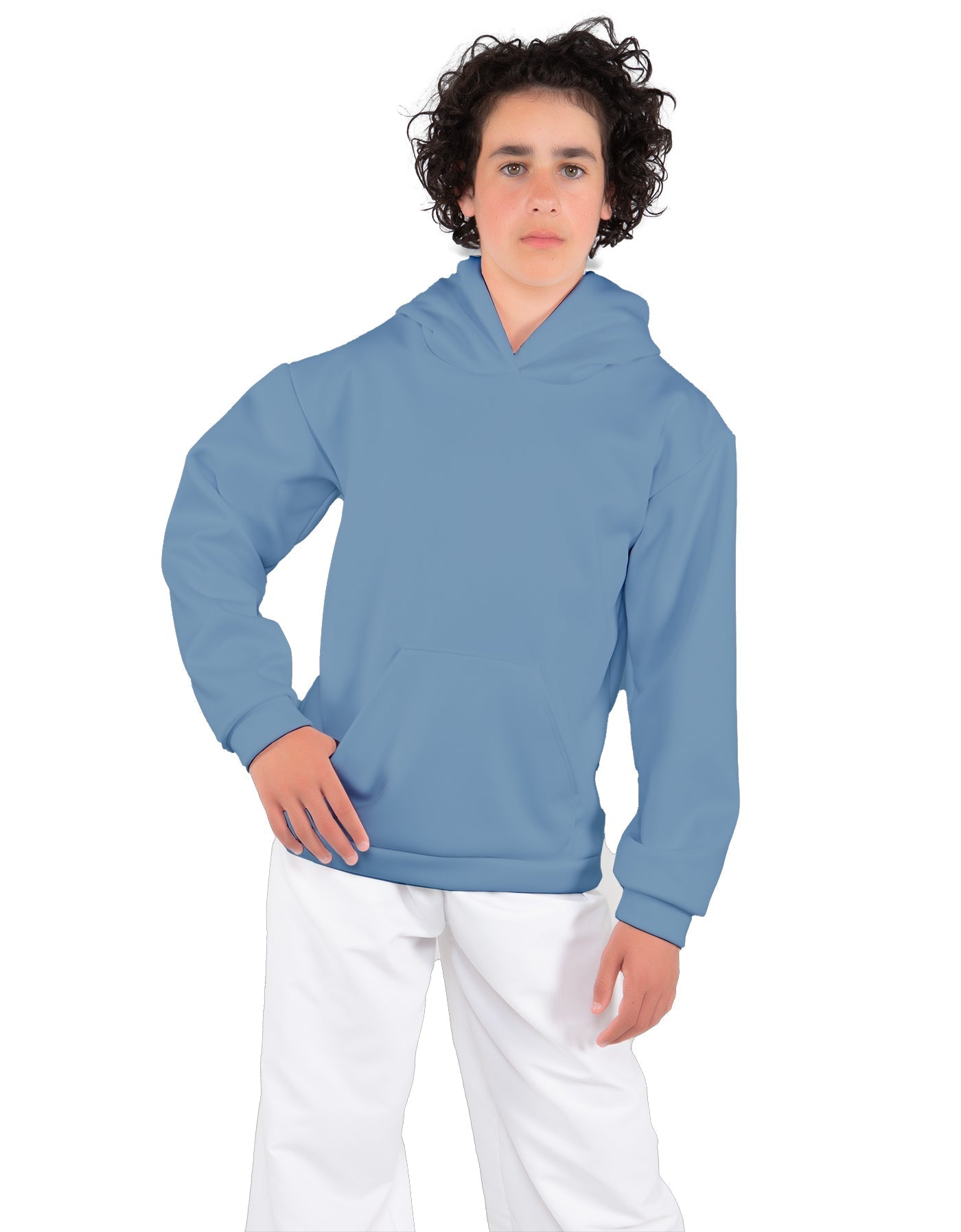 Solid Fleece Pullover Hoody