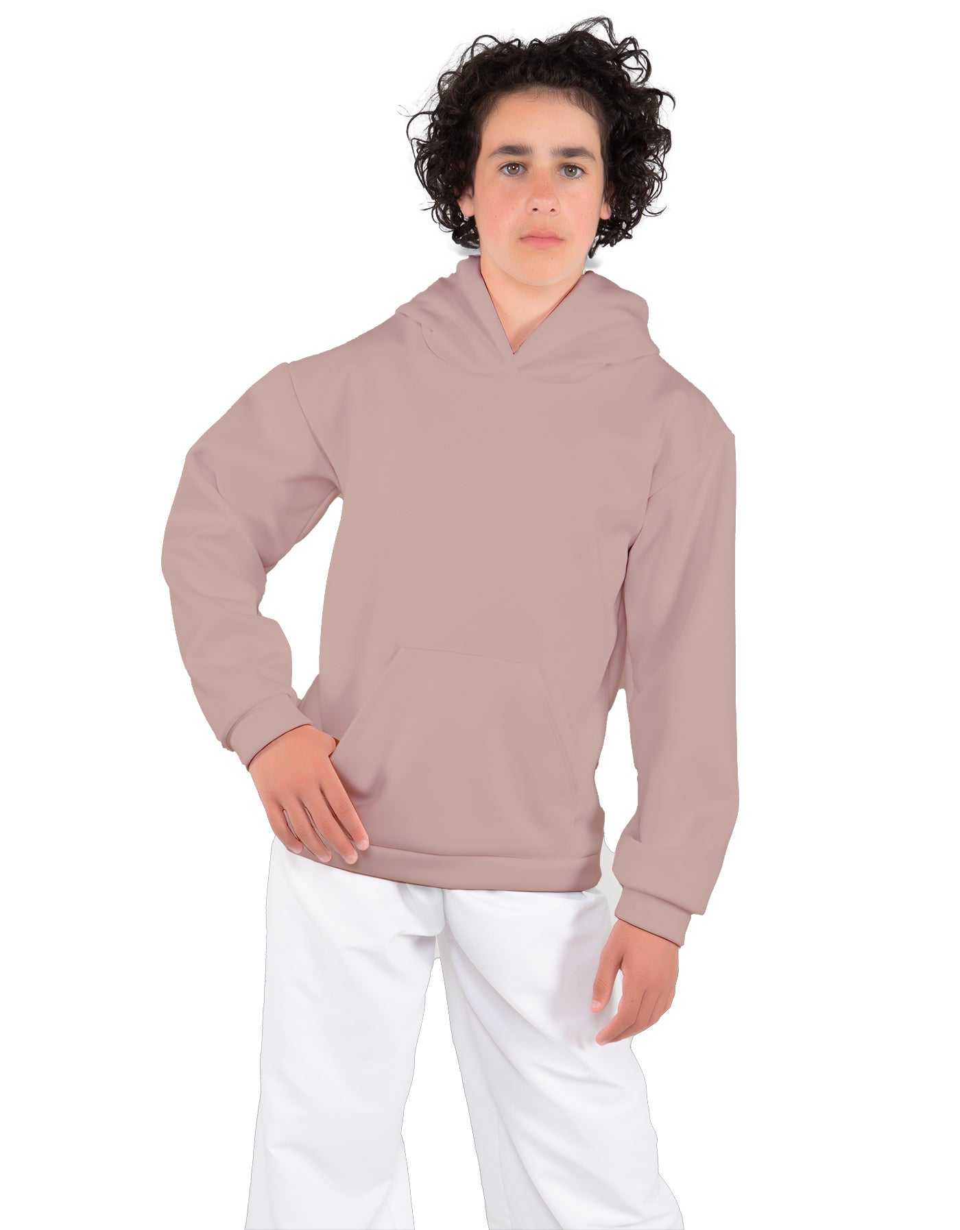 Solid Fleece Pullover Hoody