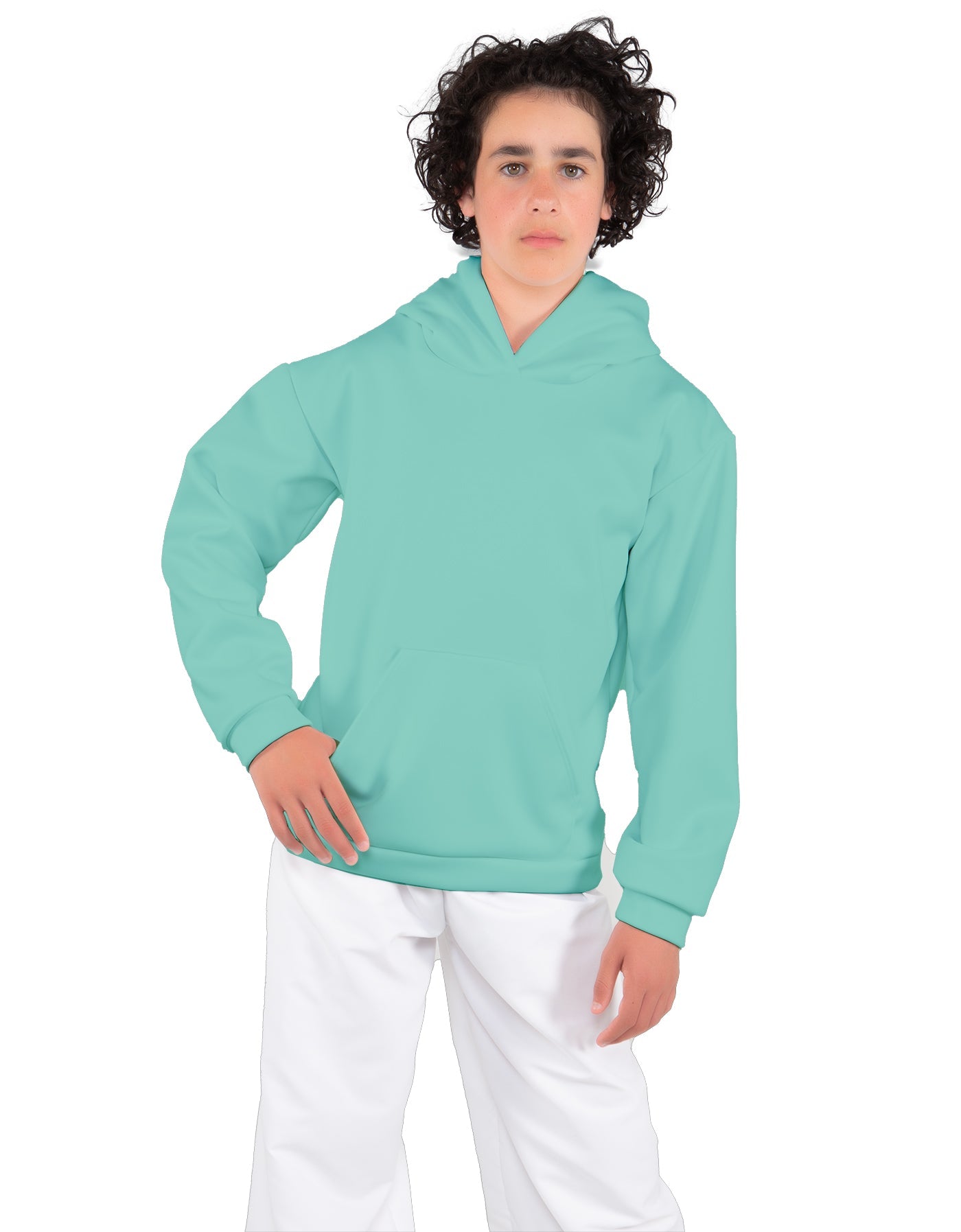 Solid Fleece Pullover Hoody