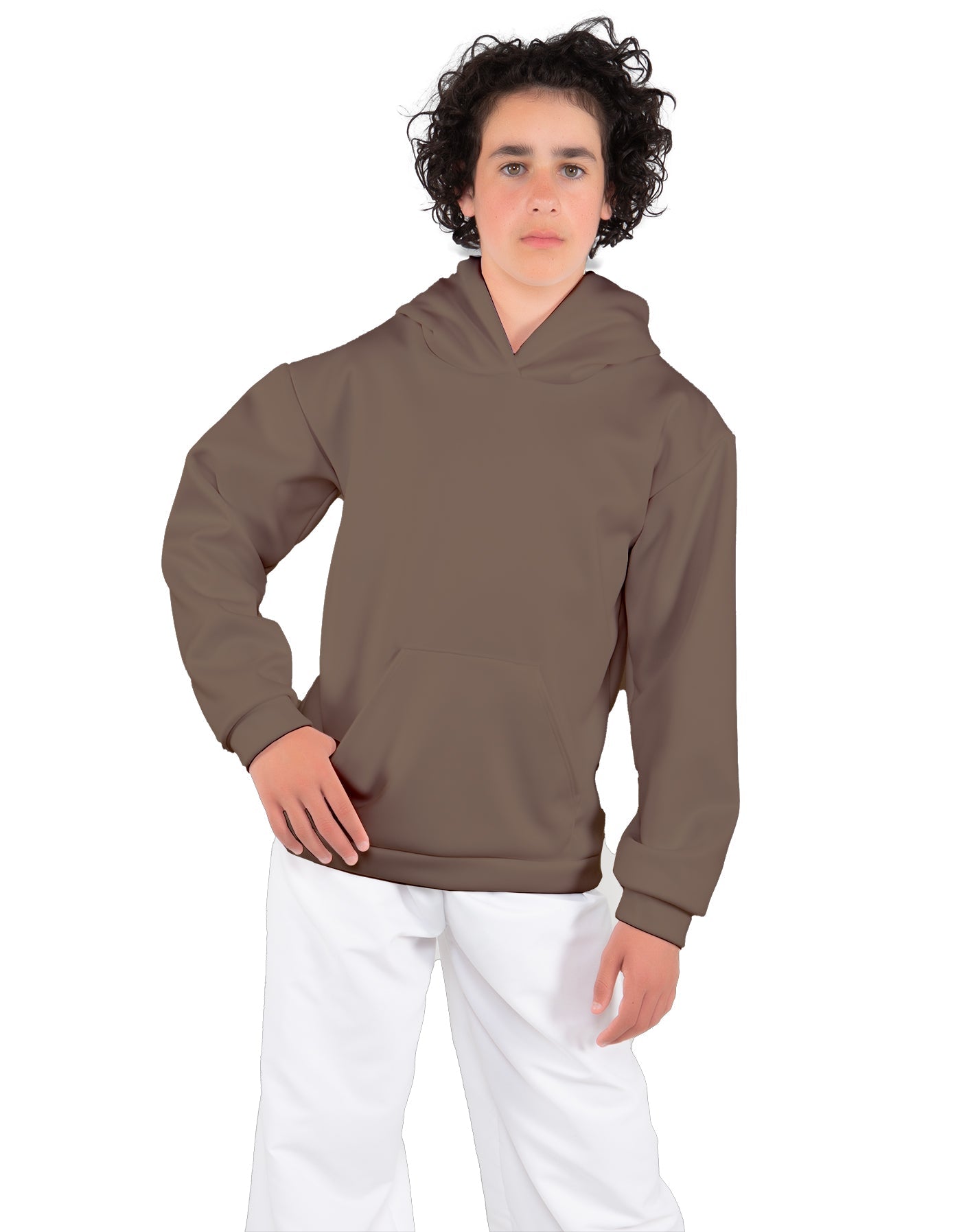 Solid Fleece Pullover Hoody
