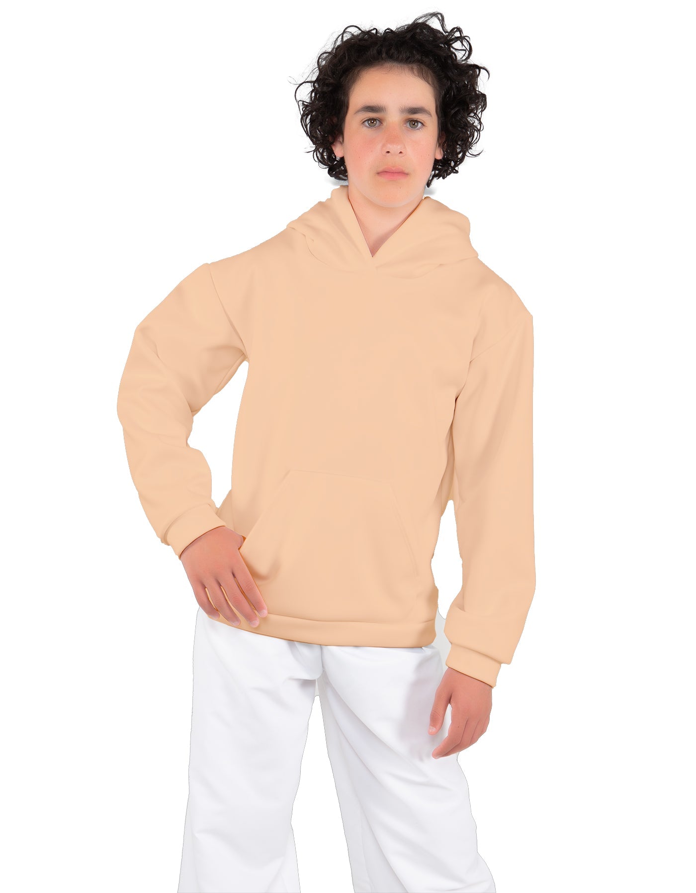 Solid Fleece Pullover Hoody