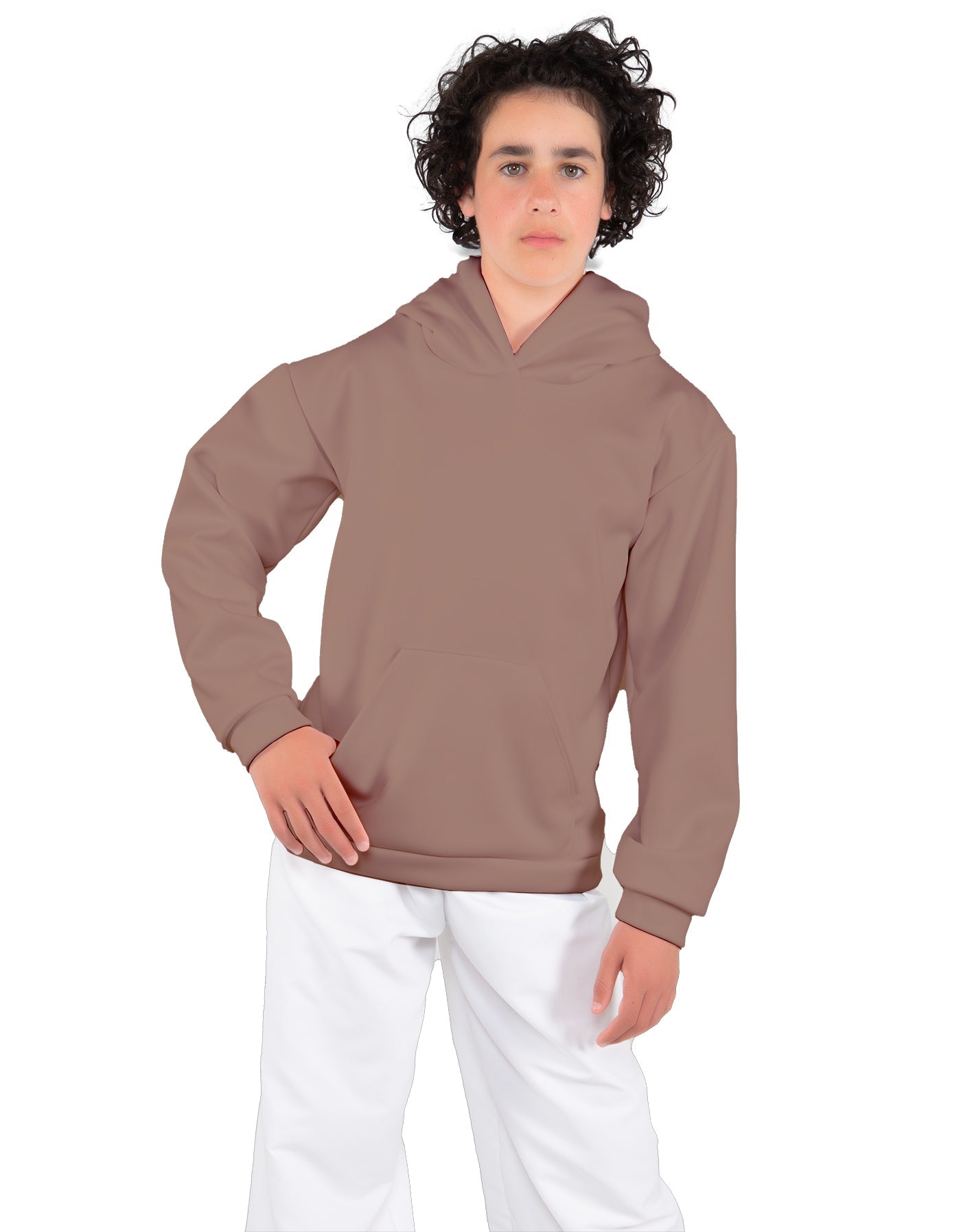 Solid Fleece Pullover Hoody