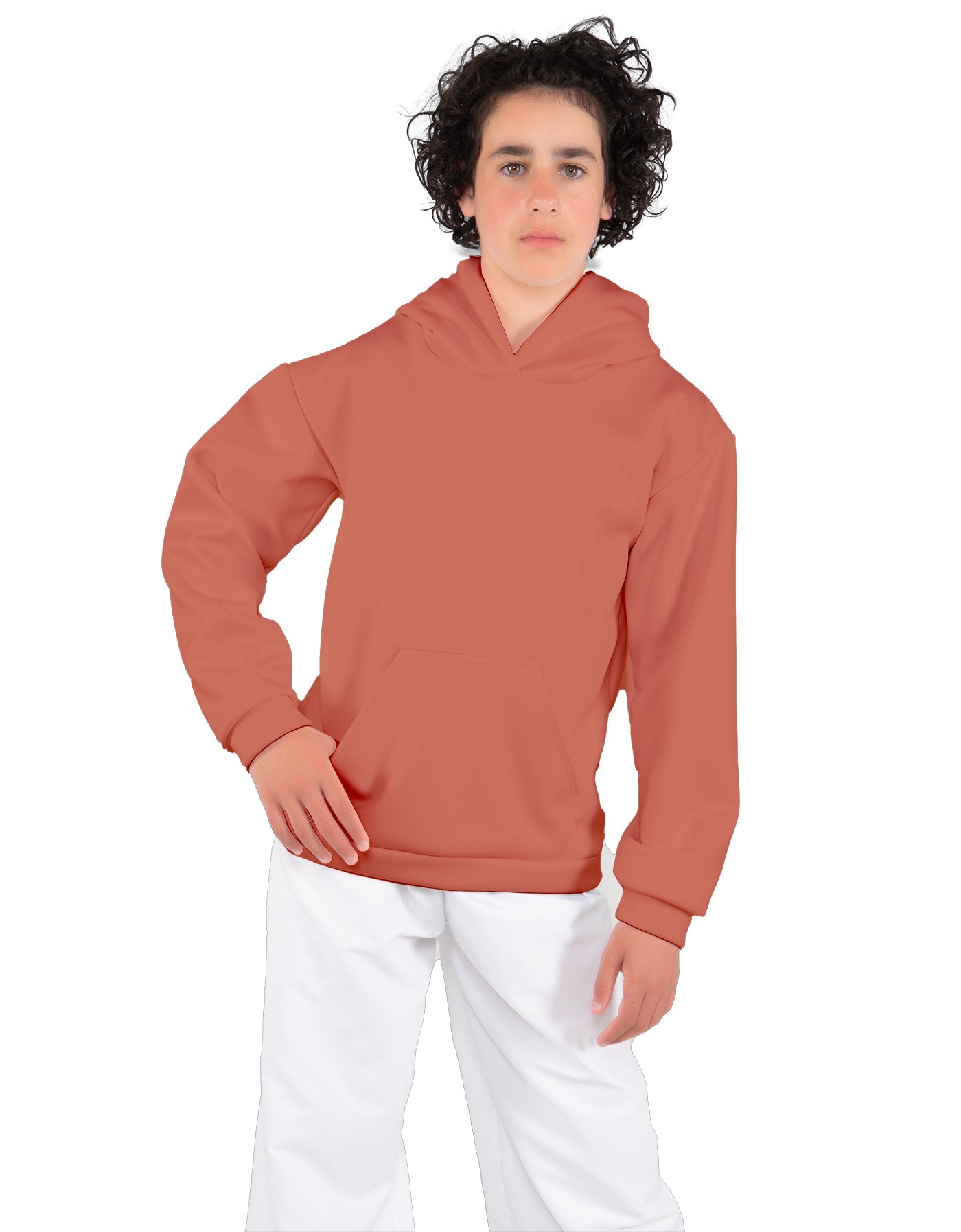 Solid Fleece Pullover Hoody