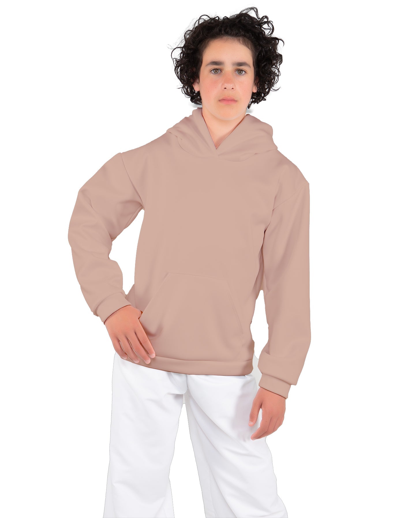 Solid Fleece Pullover Hoody
