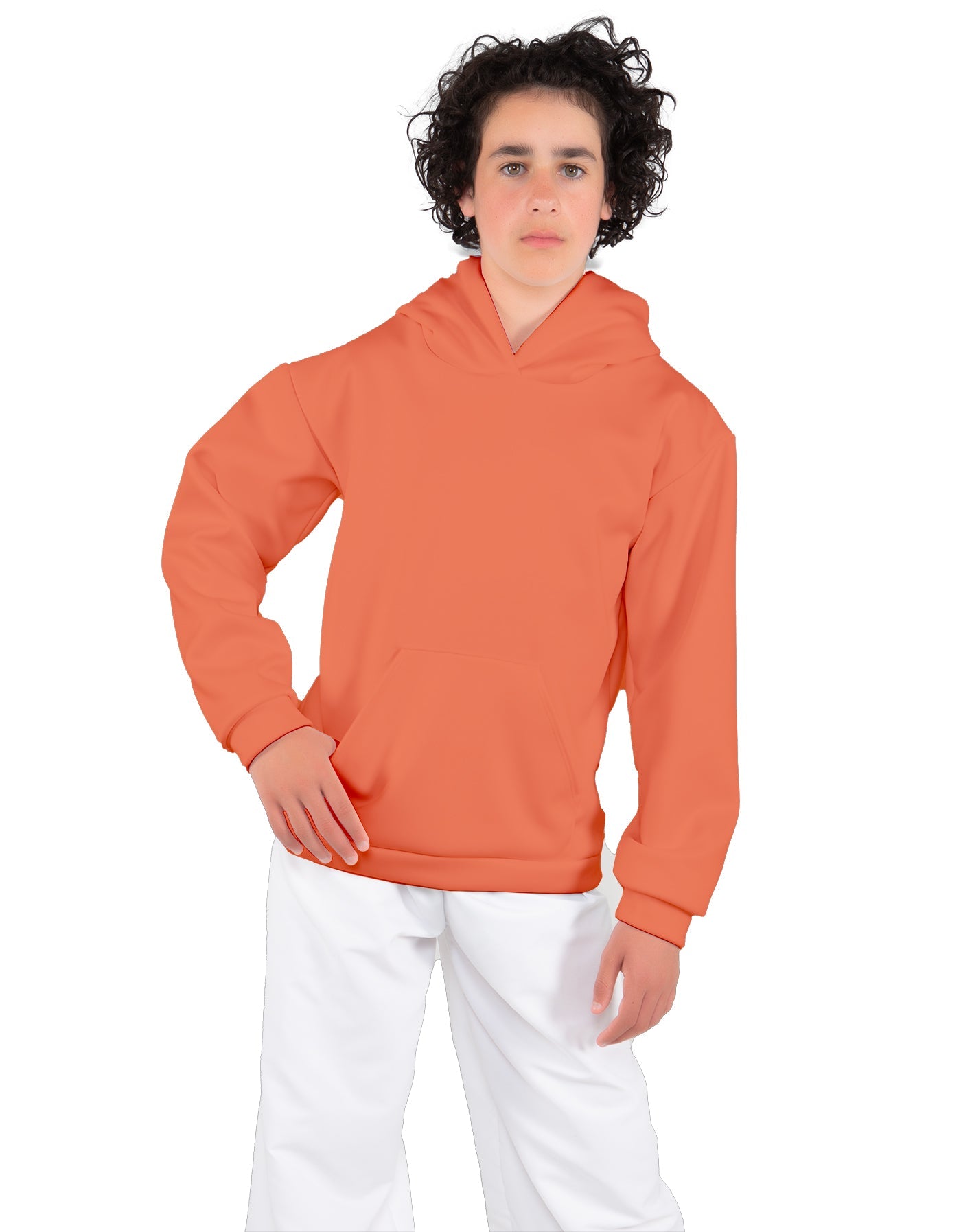 Solid Fleece Pullover Hoody
