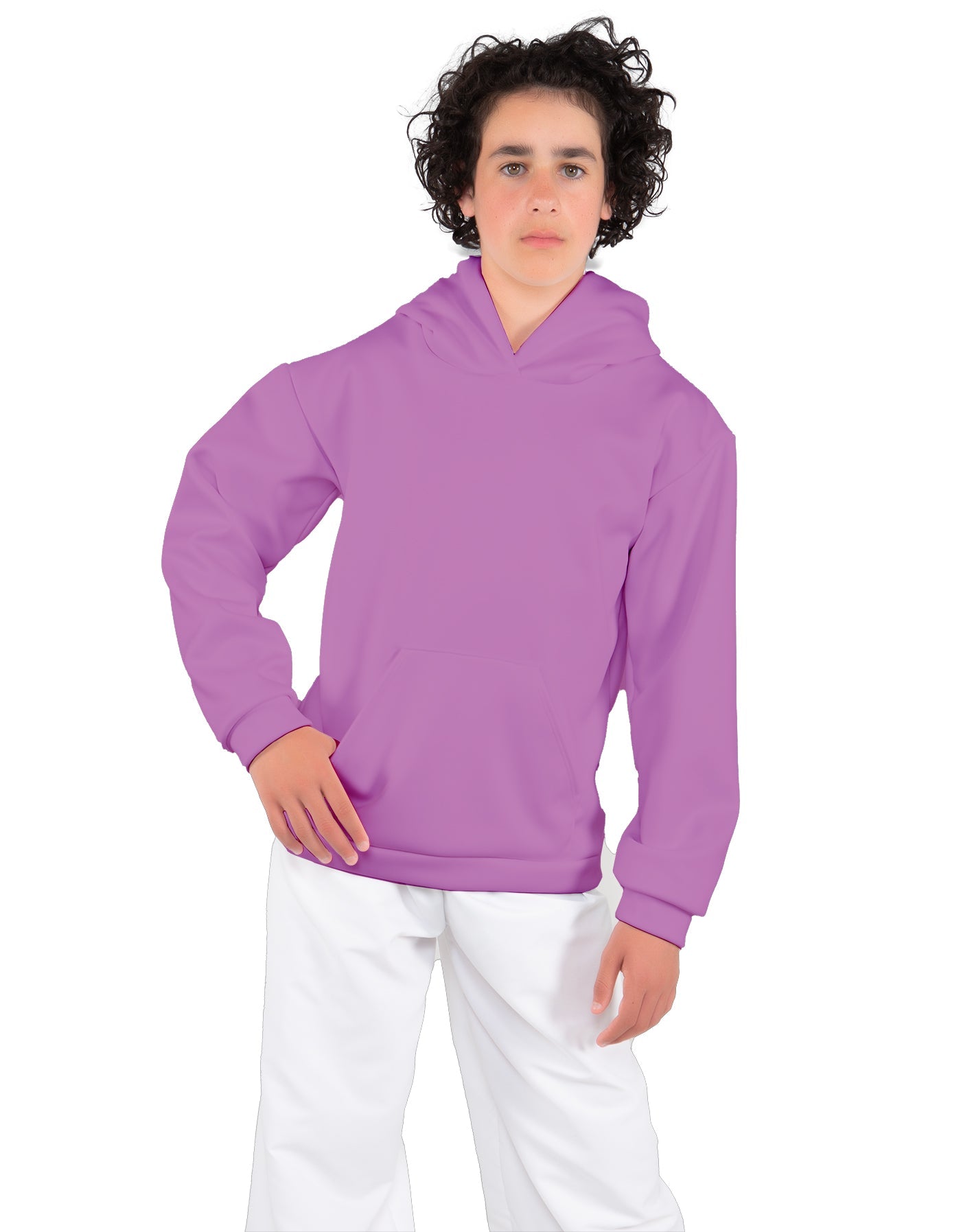 Solid Fleece Pullover Hoody