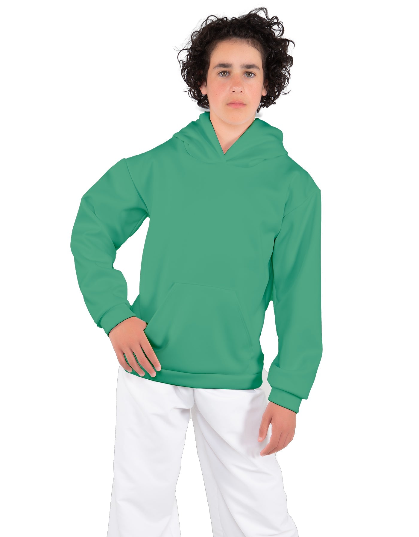 Solid Fleece Pullover Hoody