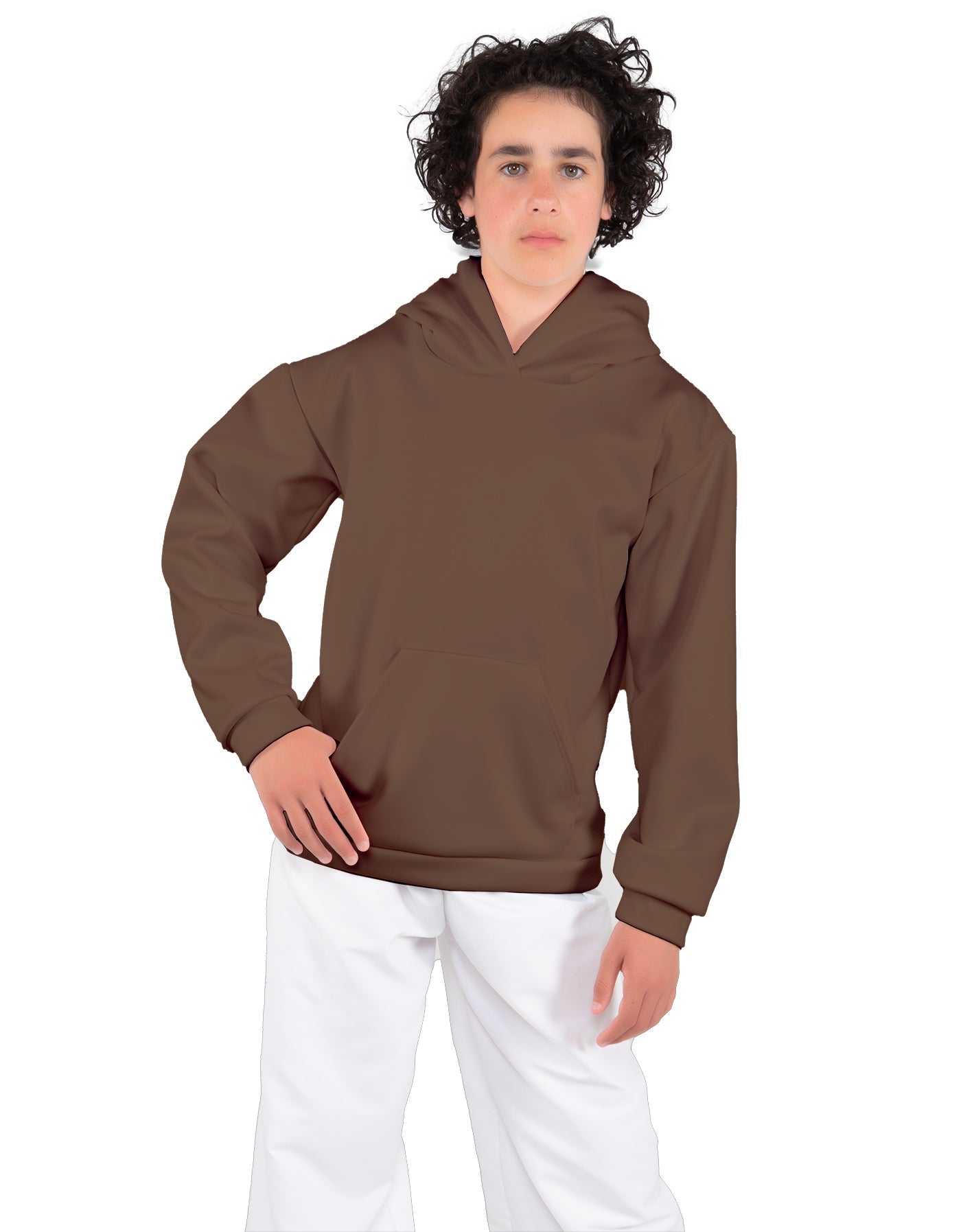 Solid Fleece Pullover Hoody