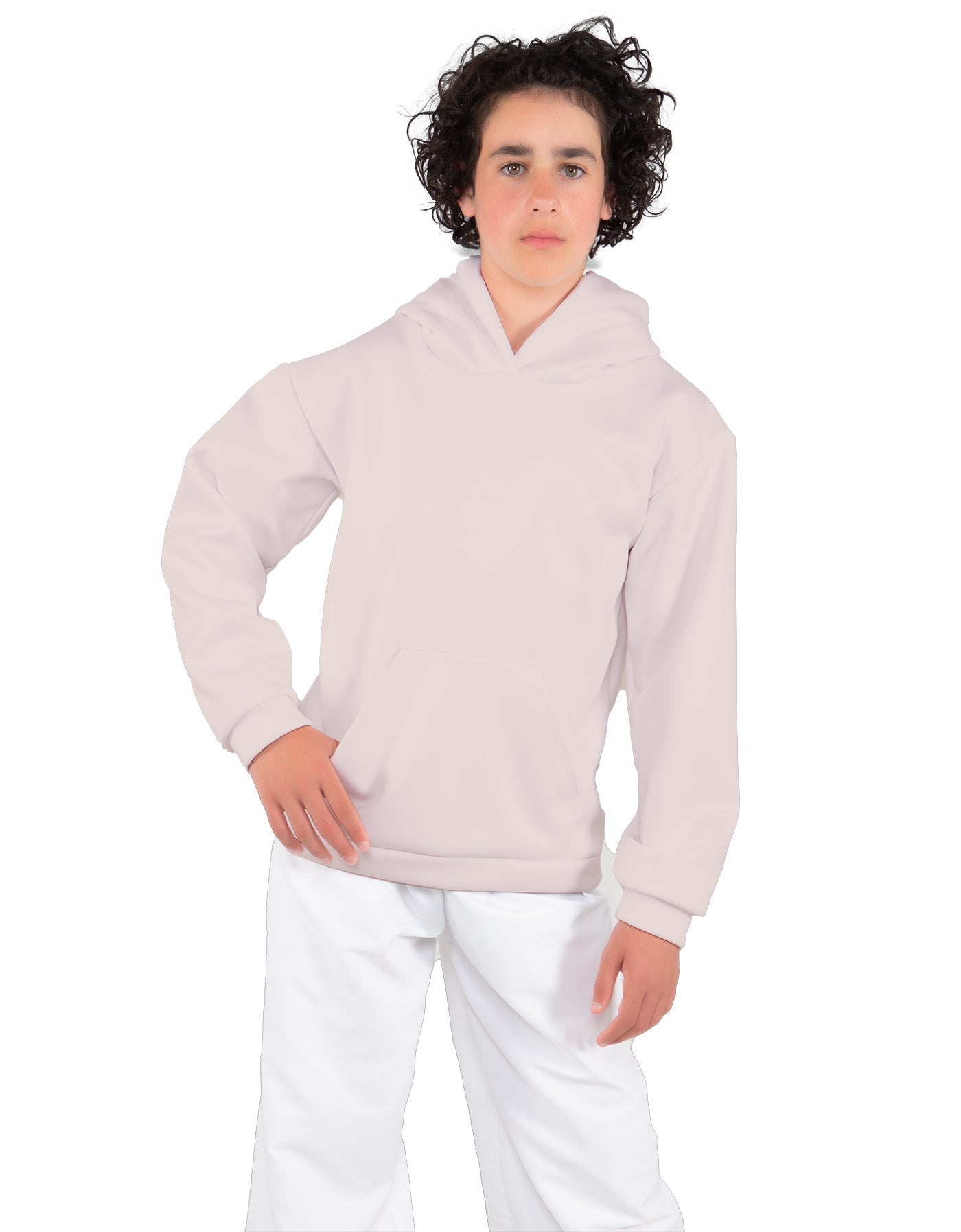 Solid Fleece Pullover Hoody