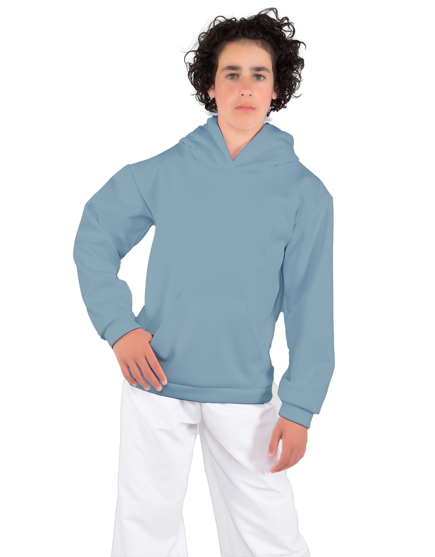 Solid Fleece Pullover Hoody